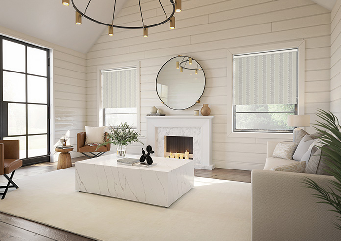 Zig Zag Stripe, Warm Brown - Twist&Fit Roller Blind - Image 7